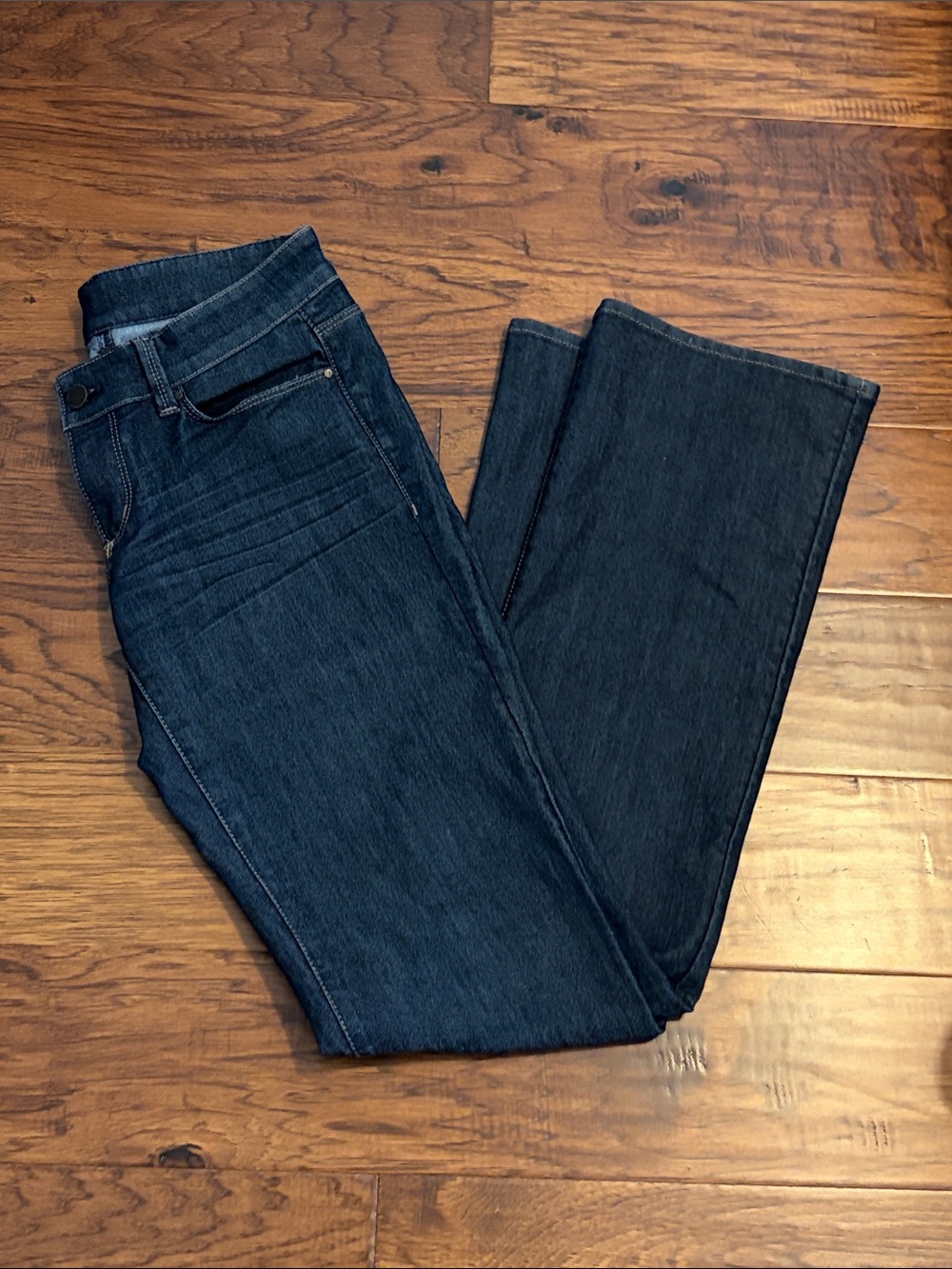 Ann Taylor Dark Indigo Straight Leg modern fit Jeans